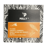 Psilly - Dark Chocolate Bar - Ginger & Turmeric | Deadhead Chemist Canada
