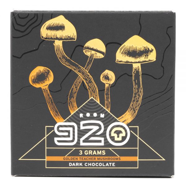 Room 920 – Mushroom Chocolate Bar - Dark Chocolate - 3 Grams | Deadhead Chemist Canada