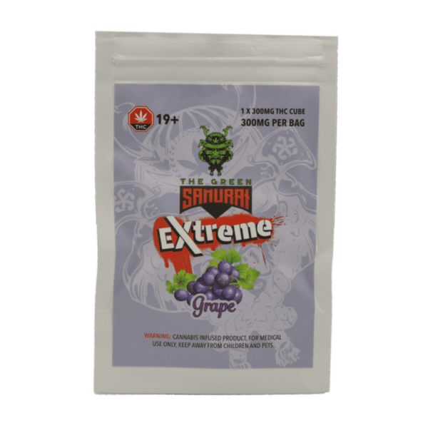 Green Samurai Extreme - Grape Gummy 300mg THC | Deadhead Chemist Canada